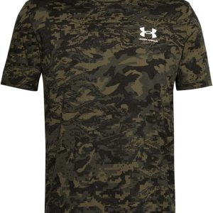 Men's Camo Short Sleeve T-Shirt with Cotton Blend - One Size