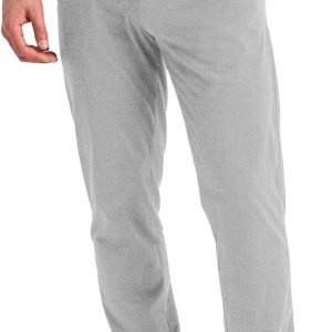Men's Cotton Jersey Joggers with Pockets - One Size