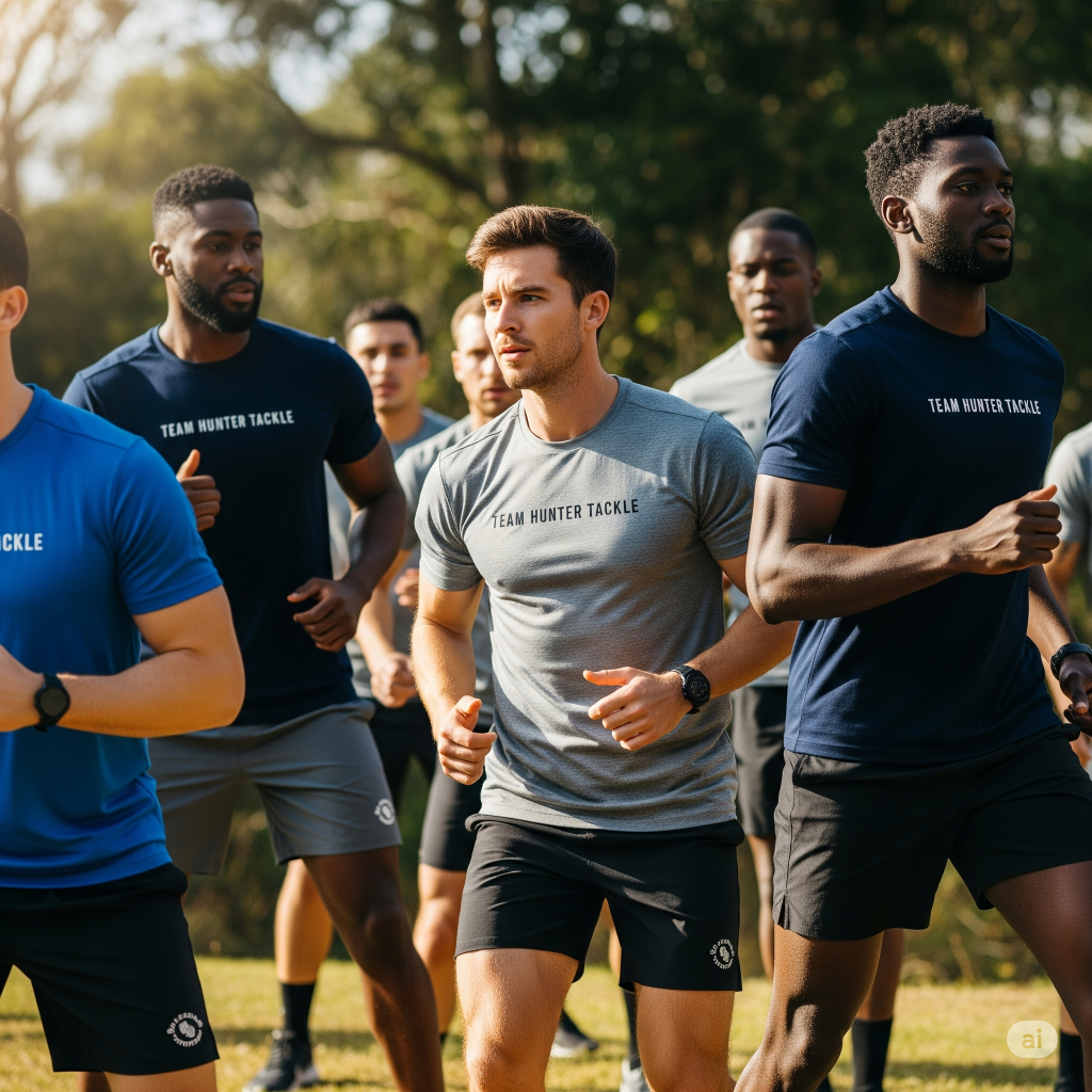 Team Hunter Tackle's premium men's athletic wear